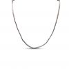 Nick and Me-Wee Rosetta 18″ Silver Heishi Necklace