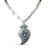 Julian Lovato Necklace with Bisbee Turquoise