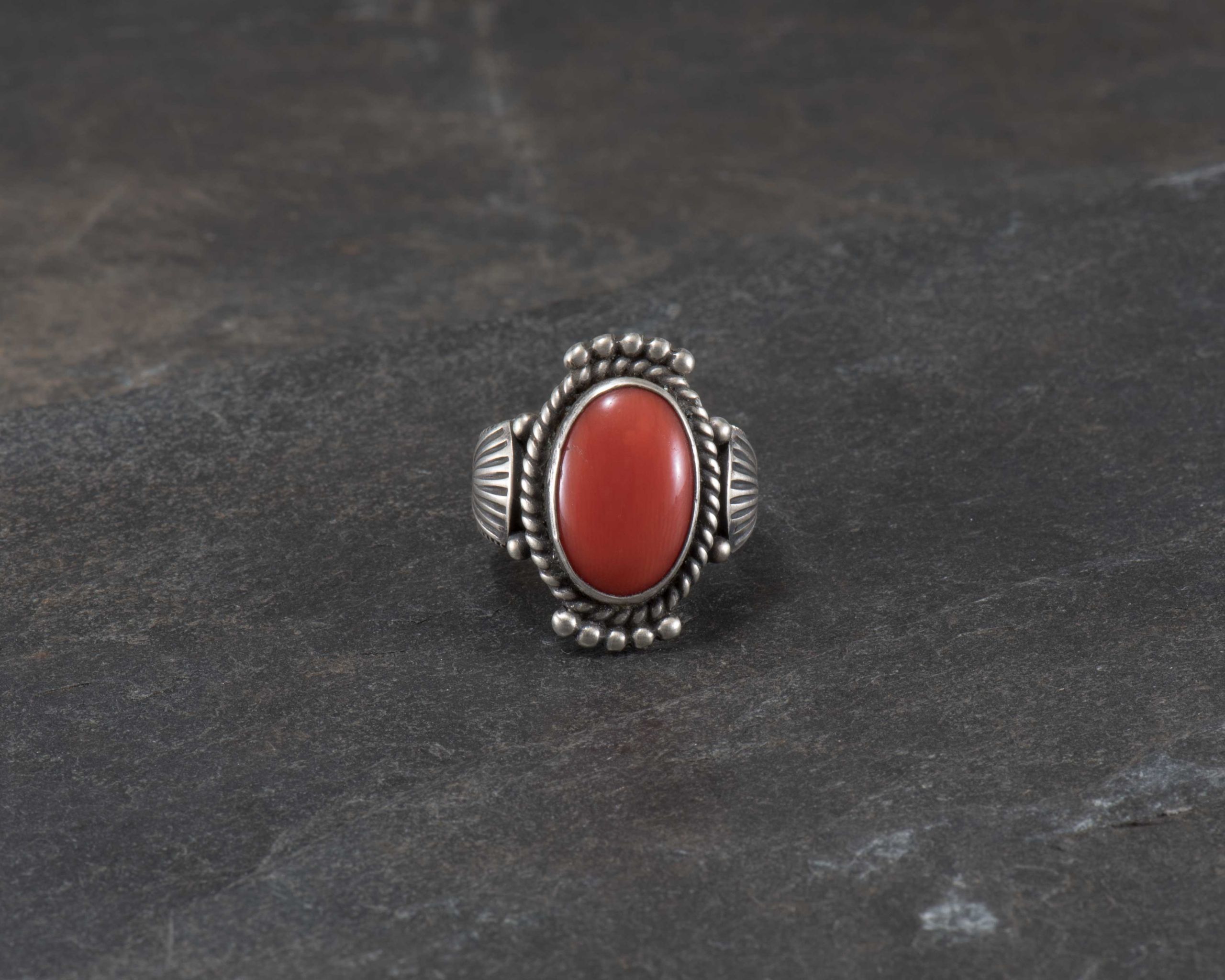 Steve Arviso Coral Ring