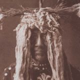 Edward Curtis “Substitute Sacred Head-dress – Piegan” Photogravure
