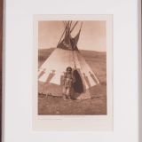 Edward S. Curtis “A Child’s Lodge – Piegan” Photogravure