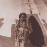 Edward S. Curtis “A Child’s Lodge – Piegan” Photogravure