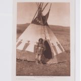 Edward S. Curtis “A Child’s Lodge – Piegan” Photogravure