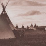 Edward S. Curtis “Piegan Camp” Photogravure