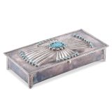 Navajo Silver Box with Turquoise