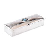 Kenneth Begay Silver Box with Turquoise