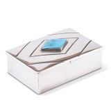 Allen Kee Silver Box with Turquoise