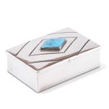 Allen Kee Silver Box with Turquoise