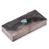 Morris Robinson Silver Box with Turquoise