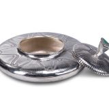 Thomas Curtis Raised Hollowware Box with Turquoise