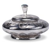 Thomas Curtis Raised Hollowware Box with Turquoise