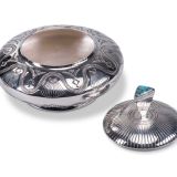 Thomas Curtis Raised Hollowware Box with Turquoise