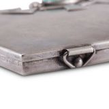 Frank Patania Sr. Silver Box with Turquoise