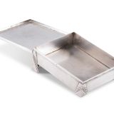 Kenneth Begay Silver Box with Turquoise