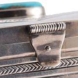 Johnny Mike Begay Silver Box with Turquoise