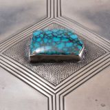 Ivan Kee Silver Box with Turquoise