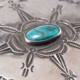Morris Robinson Silver Box with Turquoise