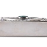 Joe H. Quintana Silver Box with Turquoise