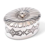 Thomas Curtis Raised Silver Hollowware Box