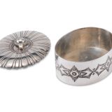 Thomas Curtis Raised Silver Hollowware Box