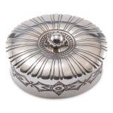 Thomas Curtis Raised Silver Hollowware Box