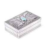 Navajo Silver Box with Turquoise