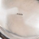 Thomas Curtis Raised Silver Hollowware Box with Gem