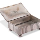 Navajo Silver Box with Turquoise