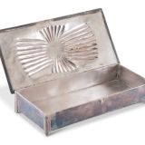 Navajo Silver Box with Turquoise
