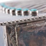 Navajo Silver Box with Turquoise