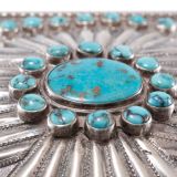 Navajo Silver Box with Turquoise