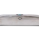Kenneth Begay Silver Box with Turquoise