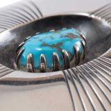 Kenneth Begay Silver Box with Turquoise