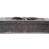 Navajo Silver Box with Zuni Knifewing Man