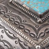 Perry Shorty Silver Box with Turquoise