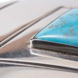 Allen Kee Silver Box with Turquoise