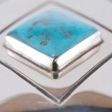 Allen Kee Silver Box with Turquoise