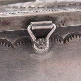 Navajo Silver Box with Zuni Knifewing Man