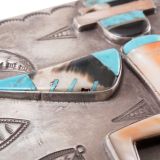 Navajo Silver Box with Zuni Knifewing Man