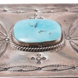 Navajo Silver Box with Turquoise