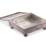 Navajo Silver Box with Knifewing Man