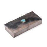 Morris Robinson Silver Box with Turquoise