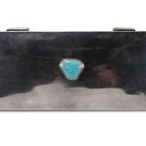 Morris Robinson Silver Box with Turquoise