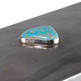 Morris Robinson Silver Box with Turquoise