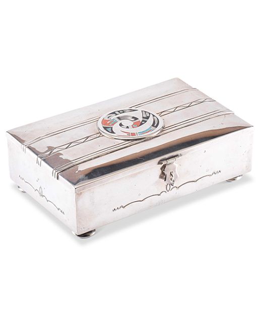 Dan Simplicio Silver Box with Inlay