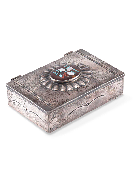Frank Vacit Silver Box with Inlay