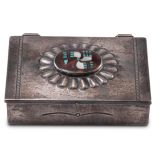 Frank Vacit Silver Box with Inlay