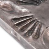 Navajo Silver Box with Leekya Deyuse Turquoise Frog Fetish Carving