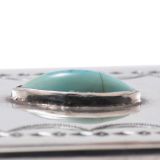 Navajo Silver Box with Turquoise