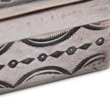 Navajo Silver Box with Turquoise